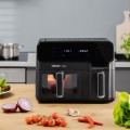 Frytkownica beztłuszczowa Air Fryer ZELMER ZAF900 5,5l Dual z podwójnym koszem (OUTLET) - 2888620