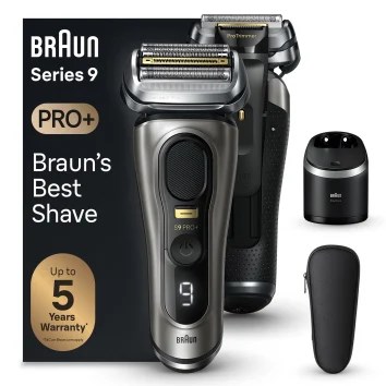 Braun Series 9 Pro+ 9565cc Wet & Dry Golarka foliowa Przycinarka Metaliczny - 2888679