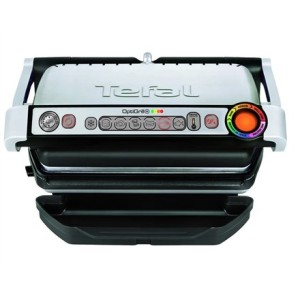 Grill elektryczny Tefal Optigrill+ GC 716D12  (Akcesorium do gofrów; stołowy-zamknięty; 2000W; kolor srebrny)
