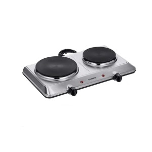 SEVERIN DK 1014 płyta kuchenna Stal nierdzewna Blat 45.5 cm Płyta uszczelniona 2 stref(y)