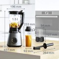 Blender kielichowy BOSCH MMB 6177S - 2889112