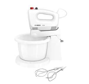 Mikser ręczny Bosch MQWPL2000 (biały; 375W) (OUTLET)