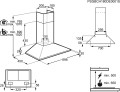 Okap kominowy ELECTROLUX LFC319X stalowy - 2889330