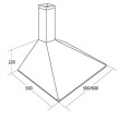 Okap kominowy AKPO WK-5 SOFT 60 BIAŁY (600mm; kolor biały) - 1185560