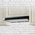 Okap podszafkowy AKPO WK-7 K GLASS 60 CZARNY/CZARNE SZKŁO (600mm; kolor czarny) - 947150