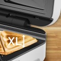 Tefal Snack XL SW7011 toster 850 W Biały, Stal nierdzewna - 2889363