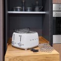 Skrudintuvas Smeg na 4 kromki, balta - 2580473