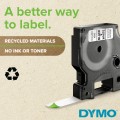 Taśma barwiąca DYMO D1 9mmx7m czarny/biały S0720680 (9 mm ) - 902266