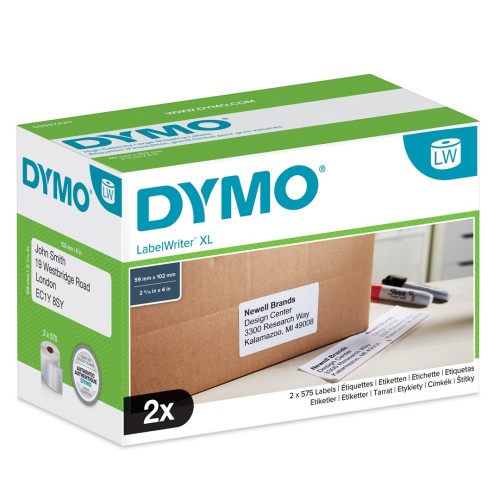 DYMO LW - Etykiety wysyłkowe / do identyfi katorów imiennych - 102 x 59 mm - S0947420 - 891639