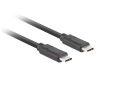 LANBERG KABEL USB-C M/M 3.2 GEN2 1.8M 10GB/S PD100W CA-CMCM-32CU-0018-BK - 2890266