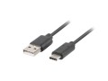 Kabel Lanberg CA-USBO-31CU-0018-BK (USB 3.1 - USB typu C ; 1,8m; kolor czarny) - 1334623