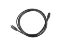LANBERG KABEL USB-C 2.0 M/M 1.8M PREMIUM QC 4.0 POWER DELIVERY 60W CZARNY CA-CMCM-40CU-0018-BK - 1038783