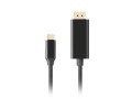 LANBERG KABEL USB-C(M)->DISPLAYPORT(M) 1M 4K 60HZ CZARNY CA-CMDP-10CU-0010-BK - 2890280