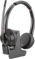 POLY Zestaw słuchawkowy Savi 8220 UC z certyfikatem Microsoft Teams DECT 1880–1900 MHz USB-A - 2034993