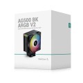 DeepCool AG500 BK ARGB V2 Procesor Chłodnica powietrza 11,9 cm Czarny - 2719218