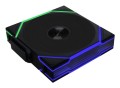 Wentylator Lian Li UNI FAN TL Wireless LCD Lüfter, ARGB, PWM - 120 mm, czarny - 2890704