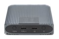 Obudowa/Stacja klonująca USB 3.1 Typ C na dyski SSD M.2 NVMe 20 Gbps aluminiowa, beznarzędziowa - 2814545