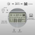 Solarny regulator ładowania MPPT Qoltec 53663 z czujnikiem temperatury 40A |12V / 24V | LCD | 2 x USB | Bluetooth | APP | GEL | LiFePO4 - 2891563