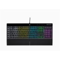 Korsarz | Gumowa kopuła | K55 RGB PRO | Klawiatura do gier | Klawiatura do gier | Światło LED RGB | Stany Zjednoczone | Przewodowe | Czarny - 2742948