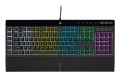 Korsarz | Gumowa kopuła | K55 RGB PRO | Klawiatura do gier | Klawiatura do gier | Światło LED RGB | Stany Zjednoczone | Przewodowe | Czarny - 2742934