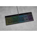 Korsarz | Gumowa kopuła | K55 RGB PRO | Klawiatura do gier | Klawiatura do gier | Światło LED RGB | Stany Zjednoczone | Przewodowe | Czarny - 2742940