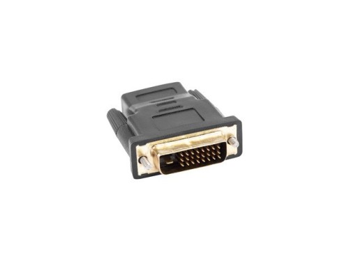 Adapter Lanberg AD-0010-BK (HDMI F - DVI-D (24+1) M; kolor czarny) - 1037691