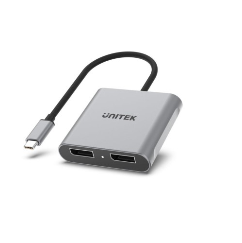 Unitek V1404A Adapter USB-C na 2x port DP 1.4 8K 60Hz - 2326682