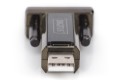 Adapter DIGITUS DA-70156 (USB M - RS-232 M; kolor czarny) - 1747678