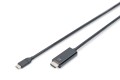 DIGITUS KABEL USB C/HDMI M/M 3.1 4K60HZ 5M CZARNY - 2892097