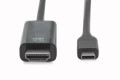 DIGITUS KABEL USB C/HDMI M/M 3.1 4K60HZ 5M CZARNY - 2892101