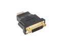 Adapter Lanberg AD-0014-BK (HDMI M - DVI-I F; kolor czarny) - 1339696