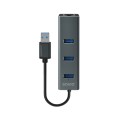 SAVIO AK-58 3-PORTOWY HUB USB-A Z ADAPTEREM RJ-45 - 1305495