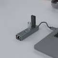 SAVIO AK-58 3-PORTOWY HUB USB-A Z ADAPTEREM RJ-45 - 1729484