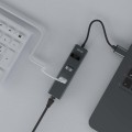 SAVIO AK-58 3-PORTOWY HUB USB-A Z ADAPTEREM RJ-45 - 1729485