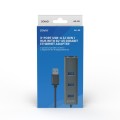 SAVIO AK-58 3-PORTOWY HUB USB-A Z ADAPTEREM RJ-45 - 1305498