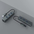 SAVIO AK-58 3-PORTOWY HUB USB-A Z ADAPTEREM RJ-45 - 1729479