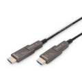 Digitus Hybrydowy kabel światłowodowy 4K AOC HDMI z 10m odłączanym wtykiem - 2692346
