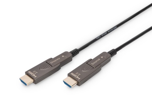 Digitus Hybrydowy kabel światłowodowy 4K AOC HDMI z 10m odłączanym wtykiem - 2692346