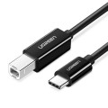 Ugreen kabel do drukarki USB-C - USB-B 480Mb/s 2m (czarny) - 2678894
