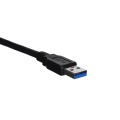 LANBERG KABEL USB-A 3.0 M/M 1M CZARNY CA-USBA-30CU-0010-BK - 1765246