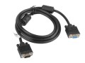 Kabel Lanberg CA-VGAC-10CC-0018-B+ (D-Sub (VGA) M - D-Sub (VGA) F; 1,8m; kolor czarny) - 739865