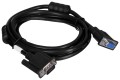 Kabel Lanberg CA-VGAC-10CC-0018-B+ (D-Sub (VGA) M - D-Sub (VGA) F; 1,8m; kolor czarny) - 2247416