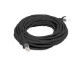Patchcord UTP Lanberg PCU6-10CC-0500-BK (RJ45 - RJ45 ; 5m; UTP; kat. 6; kolor czarny) - 2892333