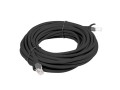Patchcord UTP Lanberg PCU6-10CC-0500-BK (RJ45 - RJ45 ; 5m; UTP; kat. 6; kolor czarny) - 1039488
