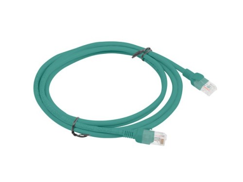 PATCHCORD KAT.5E UTP 1.5M ZIELONY FLUKE PASSED LANBERG 10-PACK - 2367963