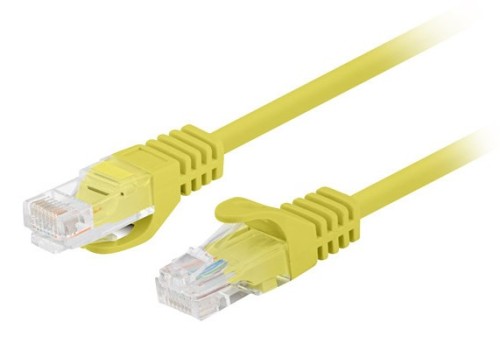 PATCHCORD KAT.6 UTP 3M ŻÓŁTY FLUKE PASSED LANBERG 10-PACK - 2892363