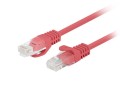 PATCHCORD KAT.6 UTP 2M CZERWONY FLUKE PASSED LANBERG 10-PACK - 2892375