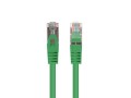PATCHCORD KAT.6 FTP 0.25M ZIELONY FLUKE PASSED LANBERG 10-PACK - 2606166