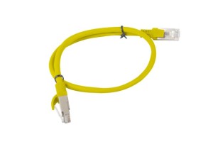 PATCHCORD KAT.5E UTP 0.5M ŻÓŁTY FLUKE PASSED LANBERG 10-PACK