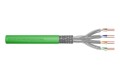 Kabel instalacyjny DIGITUS kat.8.2, S/FTP, Dca, AWG 22/1, LSOH, 500m, zielony, szpula - 1912271